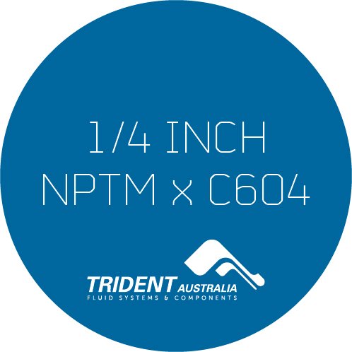 1/4 inch - NPTM x C604